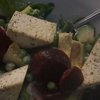 Delicious salad I made with all the TJ ingredients I bought!  at Trader Joe's in Rochester