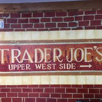 Sign in front at Trader Joe's - Broadway in New York City