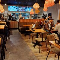 Seating area at Wok Me in Leeuwarden