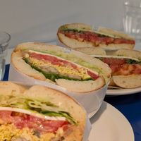 Bagel close up at Pureun Deli - 푸른델리 in Seoul