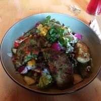 Salat mit Gemüselaibchen at Tauernalm  in Schladming