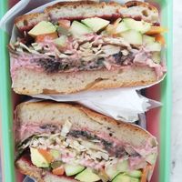 Hummus sando at Qubik Mutfak in Mugla