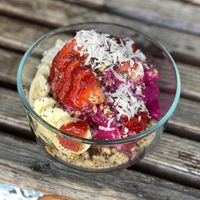 Pitaya Bowl (in my own container)  at Warrior Açaí in Kailua