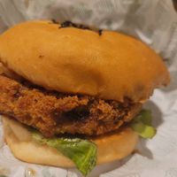 Vegan seagal burger at Good Flippin Burgers in Mumbai