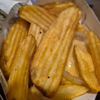 Potato crisper ( the dip isnt vegan ) at Good Flippin Burgers in Mumbai