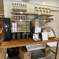 PB & coffee  at The Glass Jar in Dennis