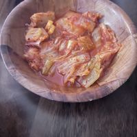 Vegan house made kimchi  at The Buzz Sushi & Market in Santa Cruz