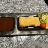Main (katsu tofu)  at Sabo Mameya - 薬師豆富茶房まめ家 in Nagano