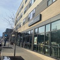 Kaffeinie Place - Exterior at Kaffeine Place - Bar & Restaurant in Grand Rapids