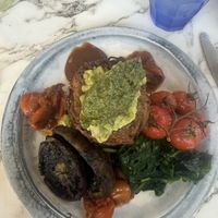  Vegan haystacks (potato rosti)  at Avonfield Kitchen in Trowbridge