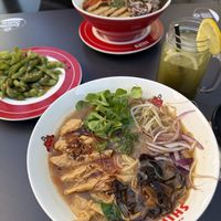 3 vegan ramen options and vegan Gyoza. The service was great, very friendly. We recommend !  at Ramen Shifu in Fuengirola