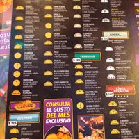 Whole empanada menu at Lokotas in Montevideo