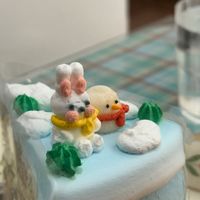 Cake decorations  at Pini Cake House in Seoul