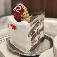 Chocolate strawberry cake at Pini Cake House in Seoul