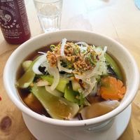 Vegan pho at Saigon Chill in Auckland
