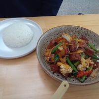 Basil tofu stir-fry at Me Thai in Auckland