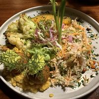 The Veggie Nirvana (vegan)  at SaltyBeer Restaurant and Bar in Hikkaduwa