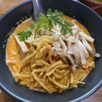 Khao soi   at khao Soi Luke Jan in Nan