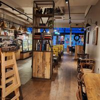 Interior at Caffè Nero - Tottenham Court Rd in London