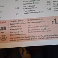 Some low-cost options on the menu at Shakespeare's Head - J D Wetherspoon in London