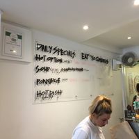 daily menu at MOO in Jersey