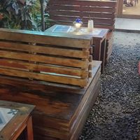 Outdoor seating at sanabowl - superfood café in Siargao