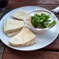 Hummus at Laibon in Cesky Krumlov