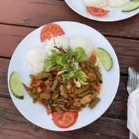 Kung pao  at Laibon in Cesky Krumlov