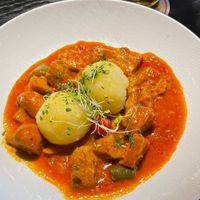 Gulasch vegan mit Klösen  at Rothaus Schwarzwald Erleben in Freiburg