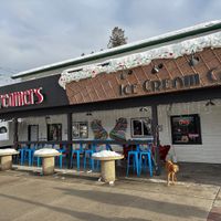 Outside of restaurant  at Screamers Ice Cream Café in Radium Hot Springs