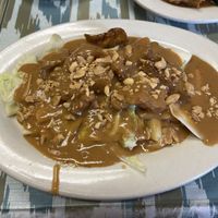 Rama (Peanut Sauce) Entree with Tofu (served with steamed jasmine rice, not pictured)  at Thai Phooket  II in Goodlettsville