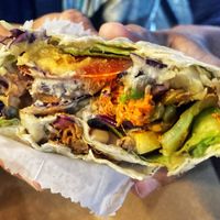 Jackfruit wrap at Vegitat - Klybeckstrasse in Basel