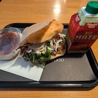 Seitan-Döner + Tiramisu + Bio Mate at Vegitat - Klybeckstrasse in Basel