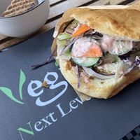 Seitan | Bread | Rote Soße 🥙  at Vegitat - Klybeckstrasse in Basel