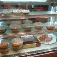 Sweet dishes (only the Tiramisu is vegan) at Vegitat - Klybeckstrasse in Basel