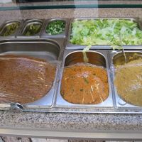 Bowls with ingredients at Vegitat - Klybeckstrasse in Basel
