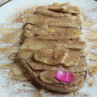 Banana toast at Bela Casa Café in Pocos De Caldas