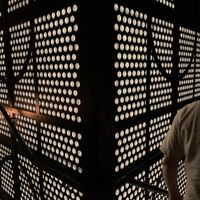 Stairwelll  at Jupiter Supper Club in Austin