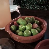 Olives at Vinolito Wine & Tapas in Helsinki