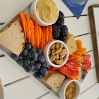 Vegan charcuterie board - must order 24 hours in advance #Veganuary at Migration Winery in Napa