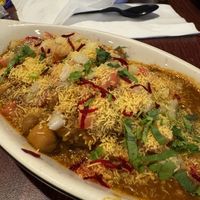 Samosa chaat  at Jay Bhavani Vadapav in Bakersfield