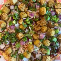 Vegan meat lovers pizzaa  at Pizza Twist in Chesapeake