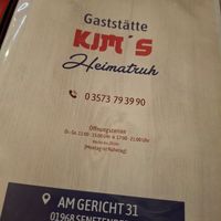 Karte mit neuen Namen at Heimatruh Gaststätte in Senftenberg