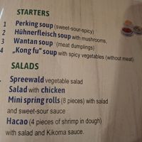 Starters at Heimatruh Gaststätte in Senftenberg