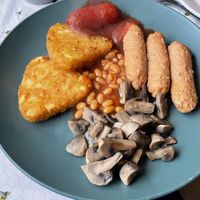Vegan breakfast   at The Village Pantry in Llanymynech