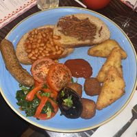 Big vegan breakfast  at Piazzo Lounge in Wimborne
