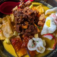 LONTONG CAP GO MEH made vegan! So delicious at PASAR  in Portland