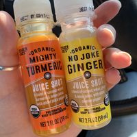 Turmeric and ginger shots  at Trader Joe's in Livermore