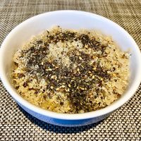 Quinoa salad at Taybeh Restaurant in Aqaba