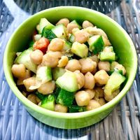 Chickpea salad at East & Seaboard  in Dubai